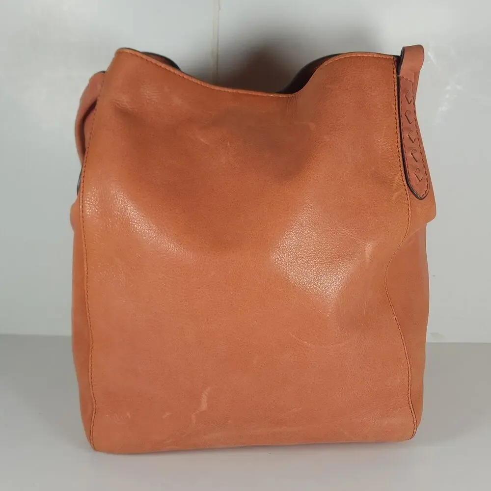 Frye Reed Women’s Corral Leather Medium Magnetic Snap Hobo Handbag